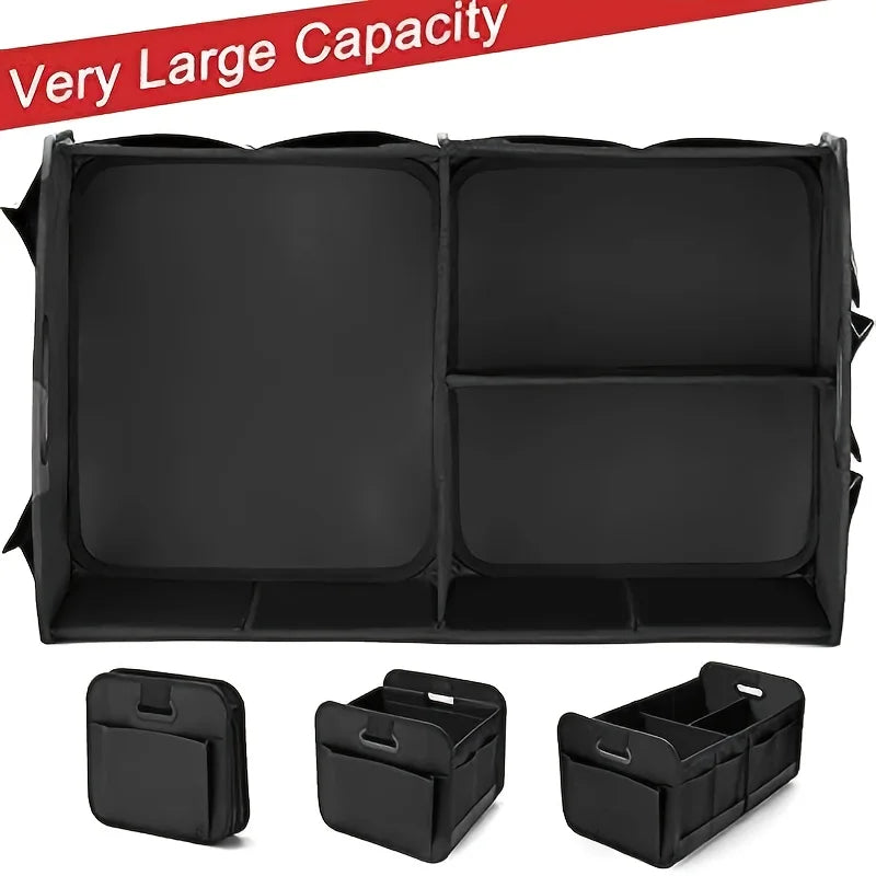 Organisateur de Coffre de Voiture Pliable - Multi-Compartiments