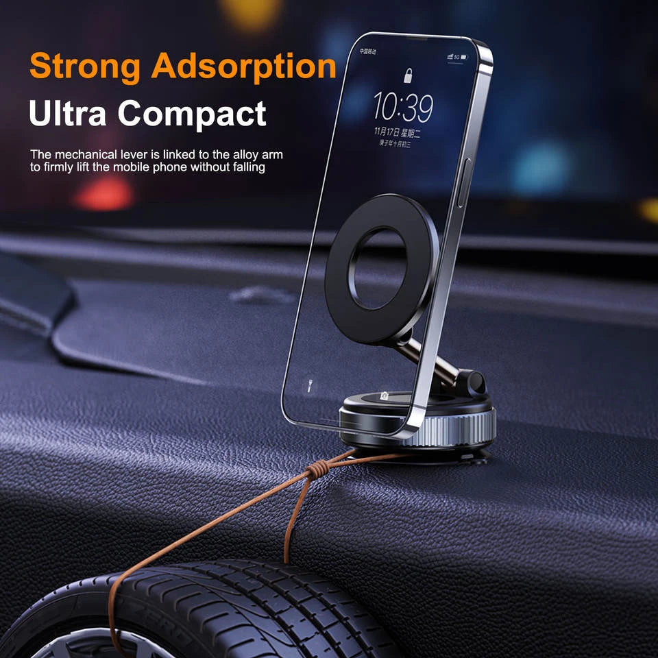 Support Téléphone Magnétique pour Voiture - Rotation 360°