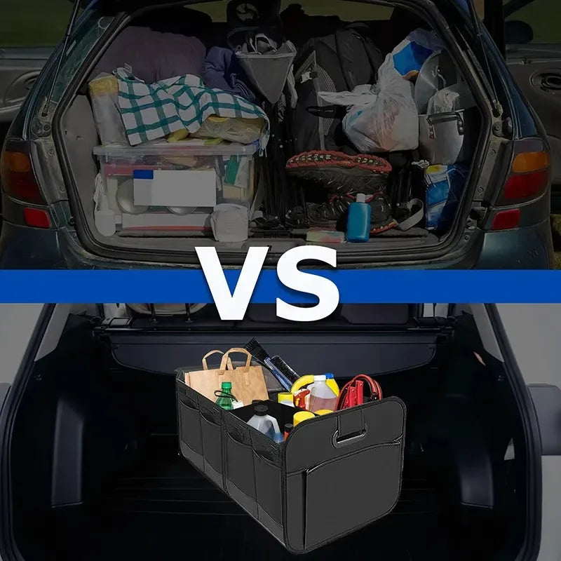 Organisateur de Coffre de Voiture Pliable - Multi-Compartiments