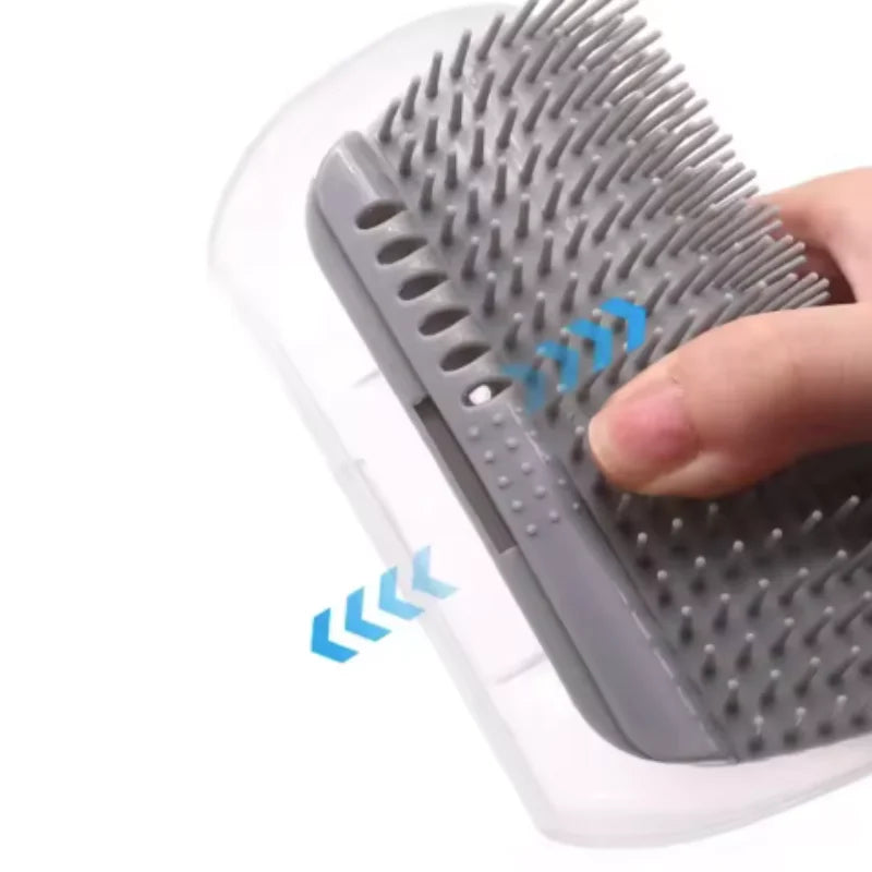 Brosse Auto-Toilettage pour Chat - Coin Mural Masseur