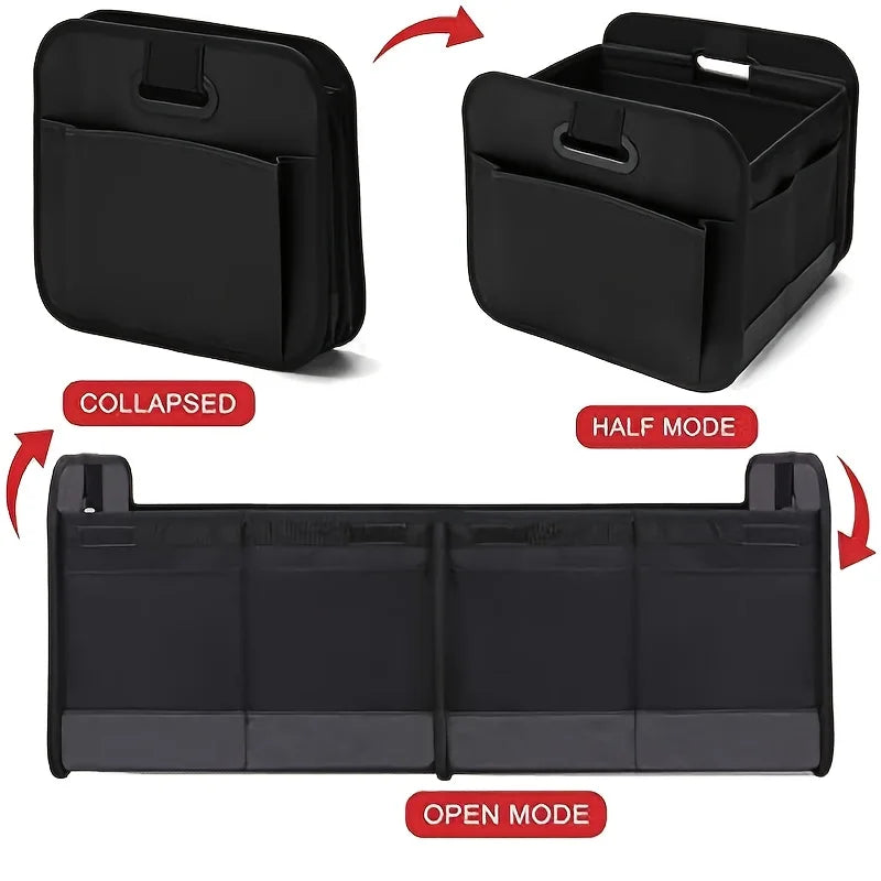 Organisateur de Coffre de Voiture Pliable - Multi-Compartiments