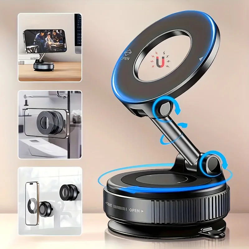 Support Téléphone Magnétique pour Voiture - Rotation 360°