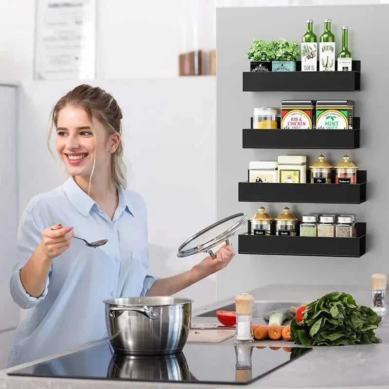 Étagère Magnétique de Frigo pour Rangement Épices