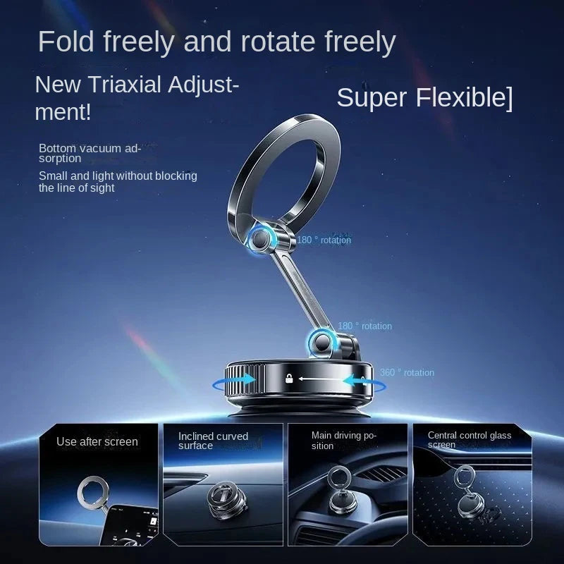 Support Téléphone Magnétique pour Voiture - Rotation 360°
