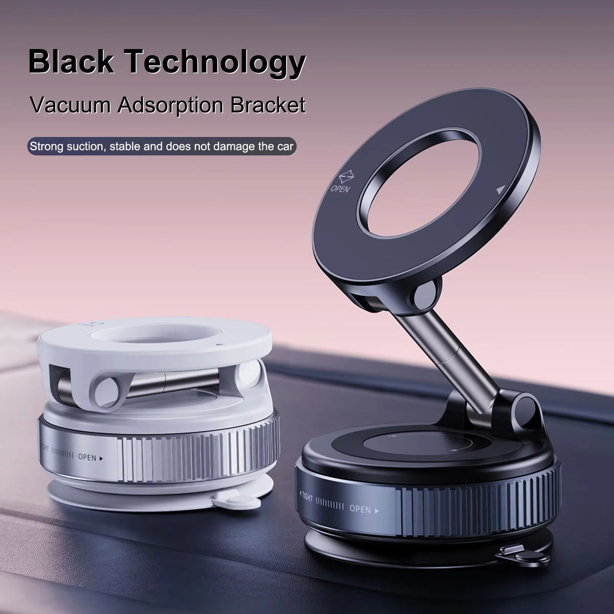 Support Téléphone Magnétique pour Voiture - Rotation 360°